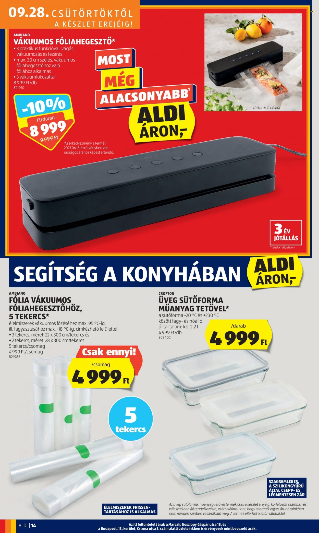 Aldi akciós újságok - 2023.09.28 - 2023.10.04. Oldal 16