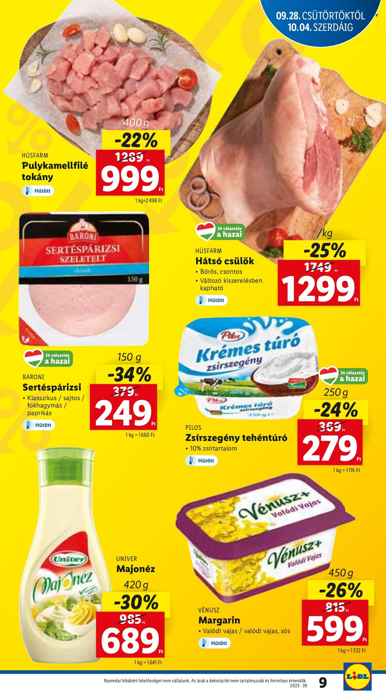 Lidl akciós újságok - 2023.09.28 - 2023.10.04. Oldal 9