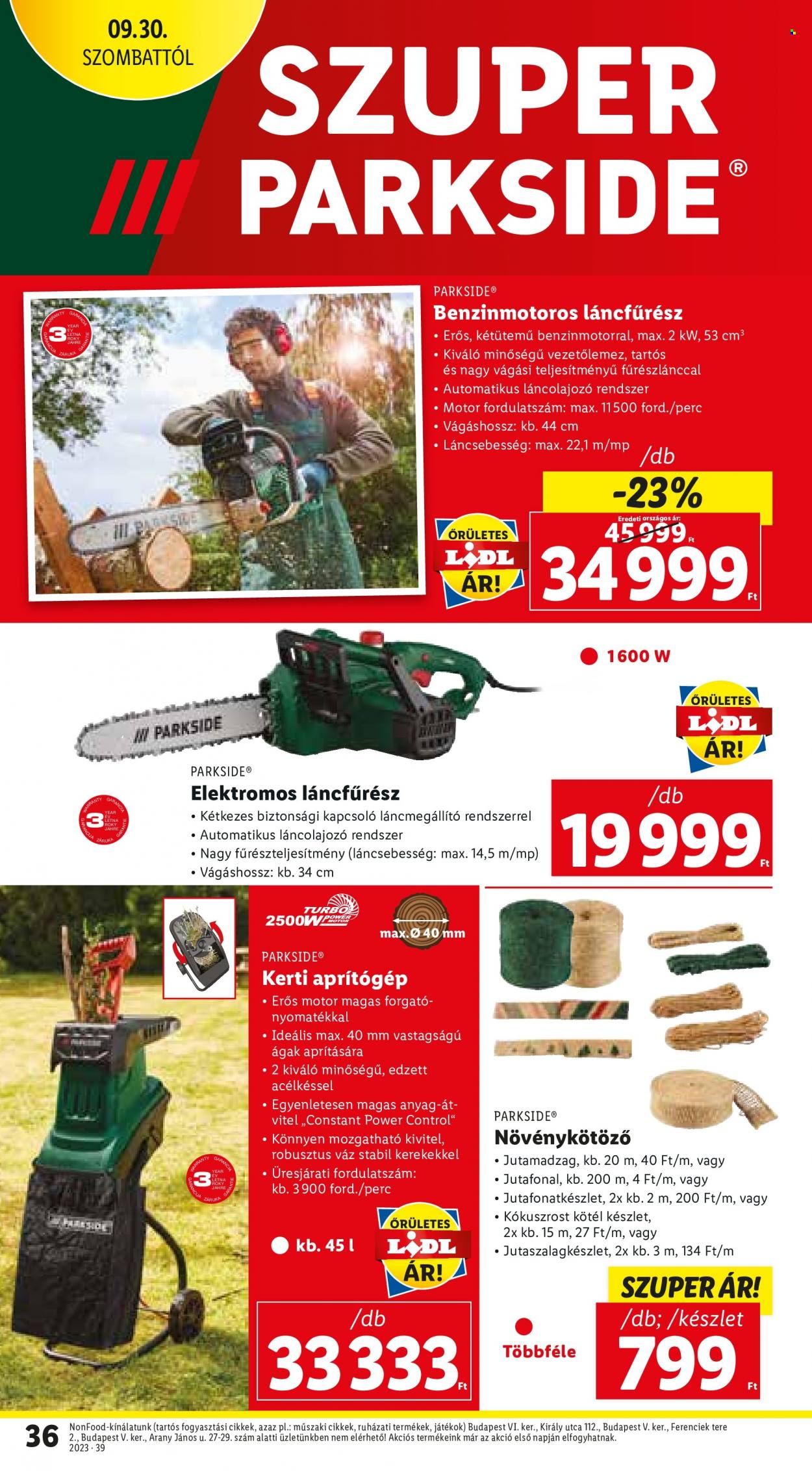 Lidl akciós újságok - 2023.09.28 - 2023.10.04. Oldal 36