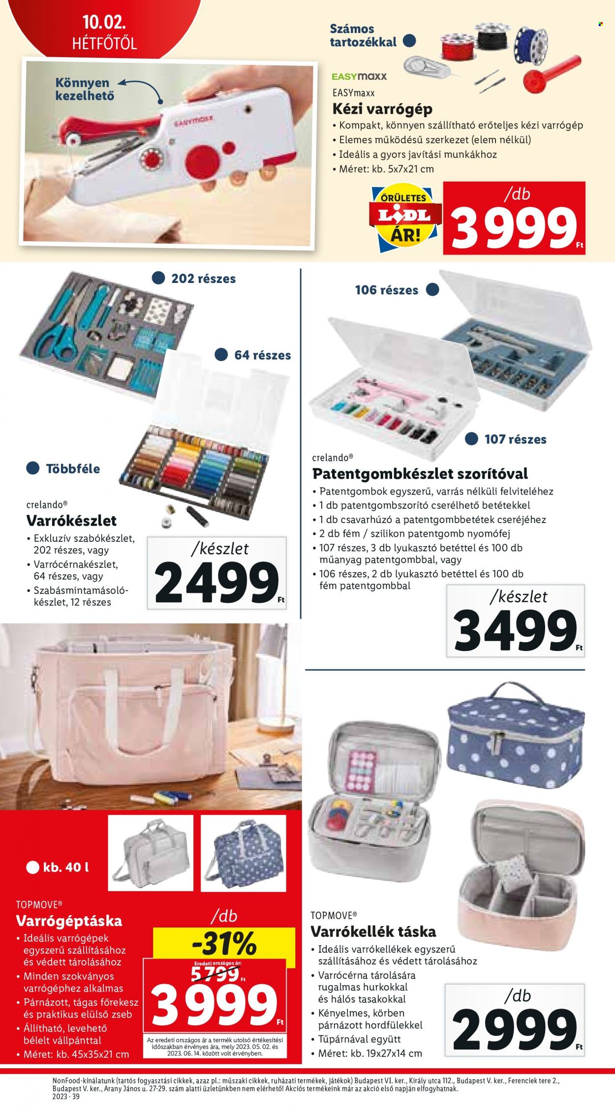 Lidl akciós újságok. Oldal 18