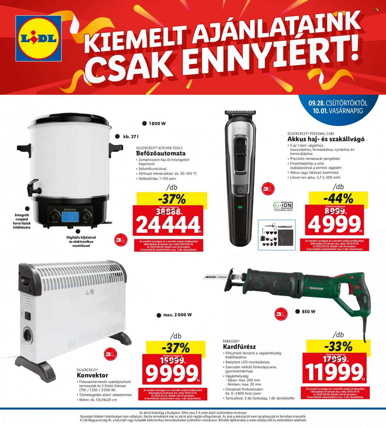 Lidl akciós újságok - 2023.09.28 - 2023.10.01. Oldal 4