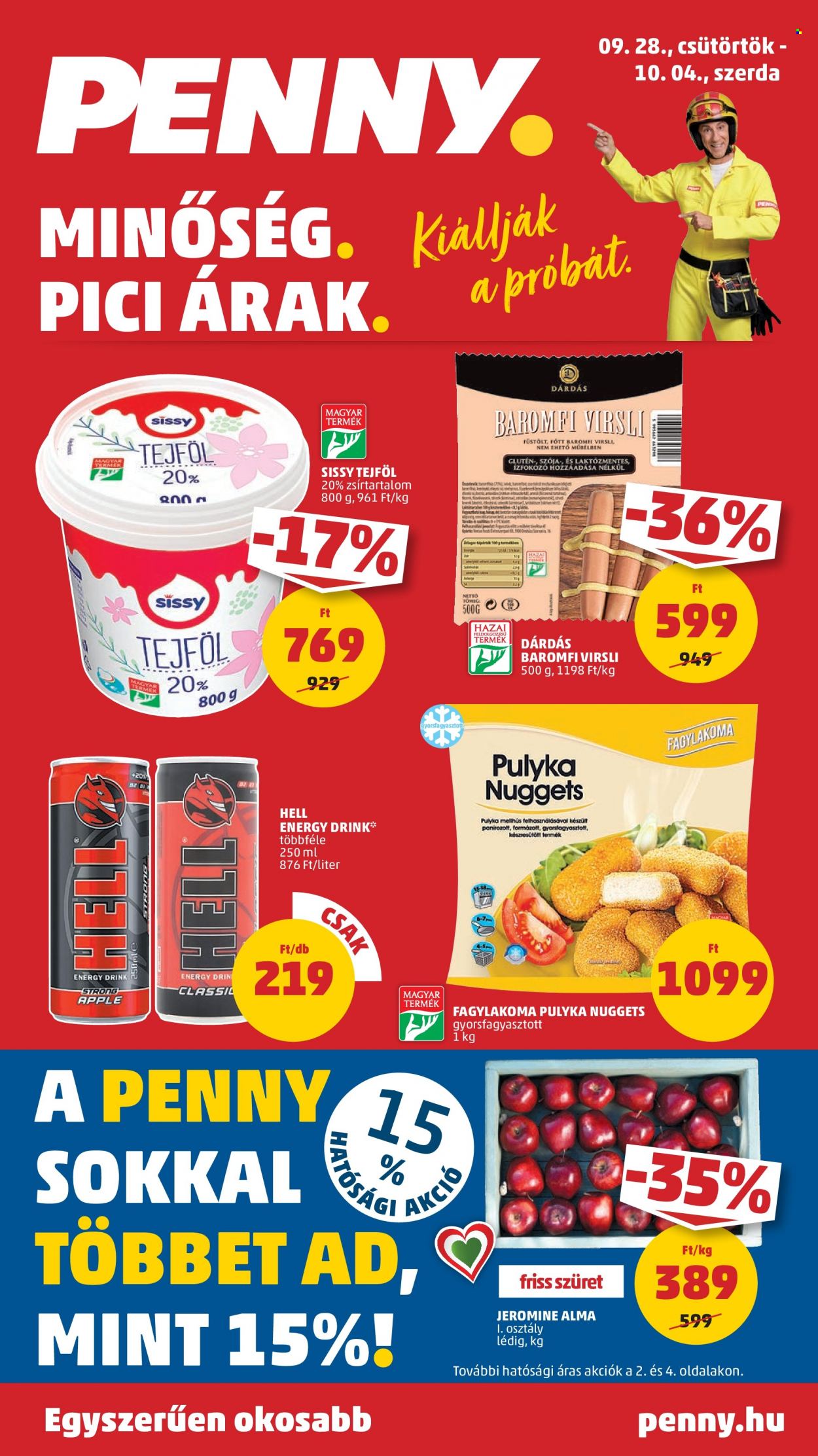 Penny Market akciós újságok - 2023.09.28 - 2023.10.04. Oldal 1