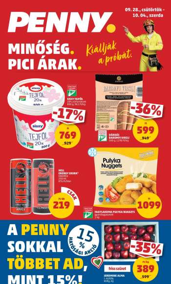 Újság Penny Market - 2023.09.28 - 2023.10.04.