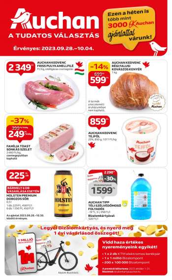 Újság Auchan - 2023.09.28 - 2023.10.04.