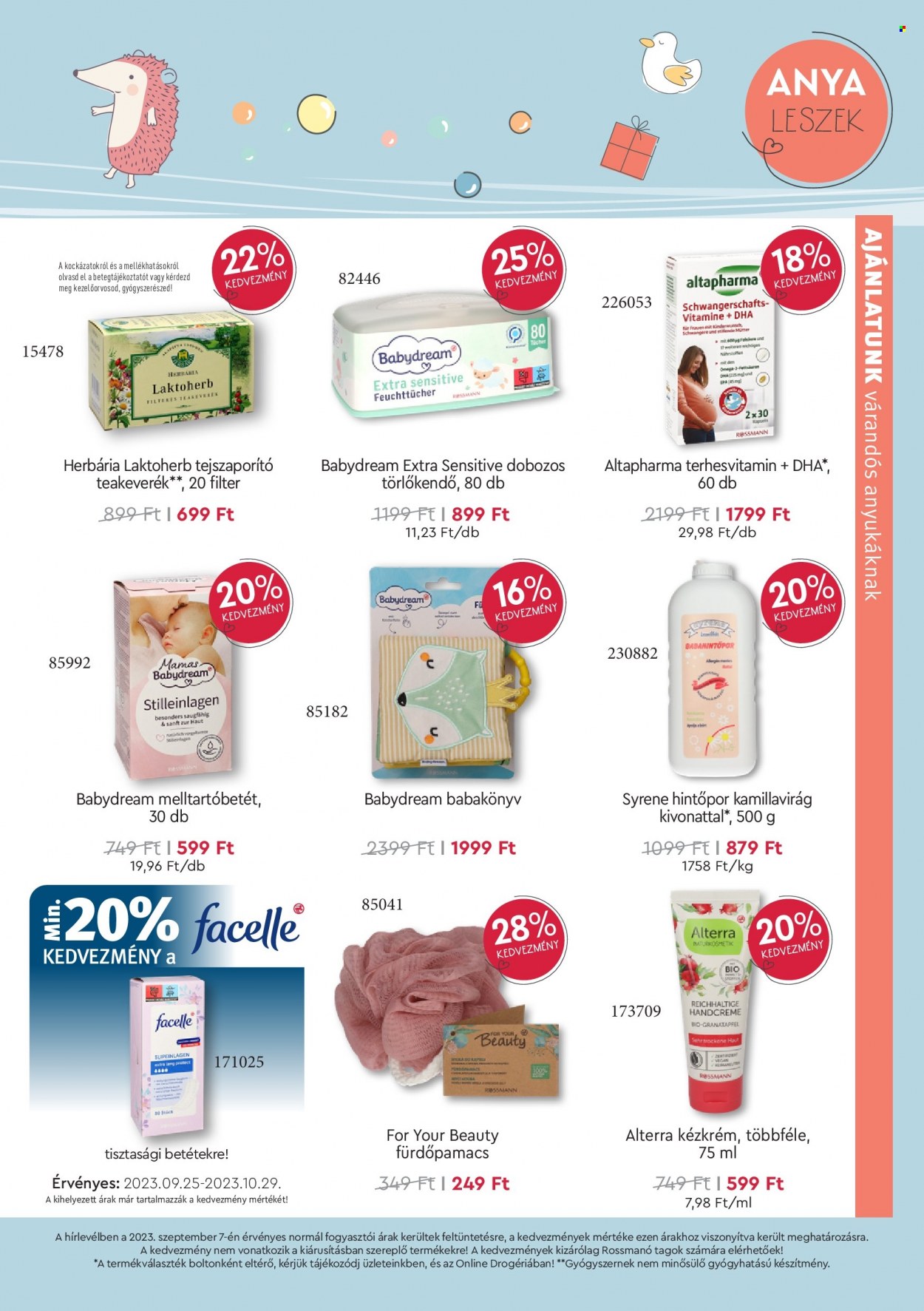 Rossmann akciós újságok - 2023.09.25 - 2023.10.29. Oldal 3