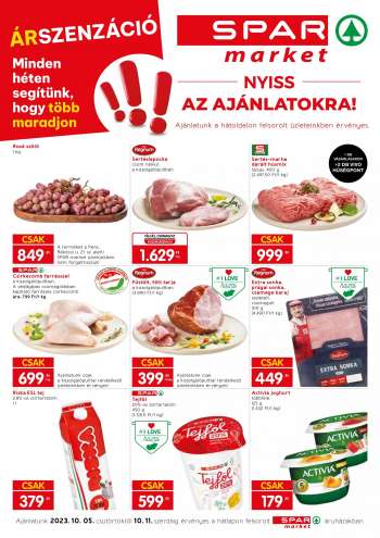 Újság SPAR market - 2023.10.05 - 2023.10.11.