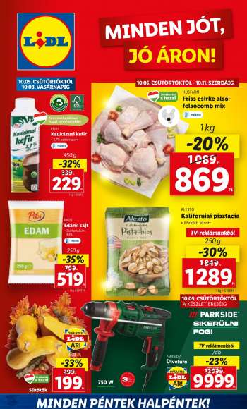Újság Lidl - 2023.10.05 - 2023.10.11.