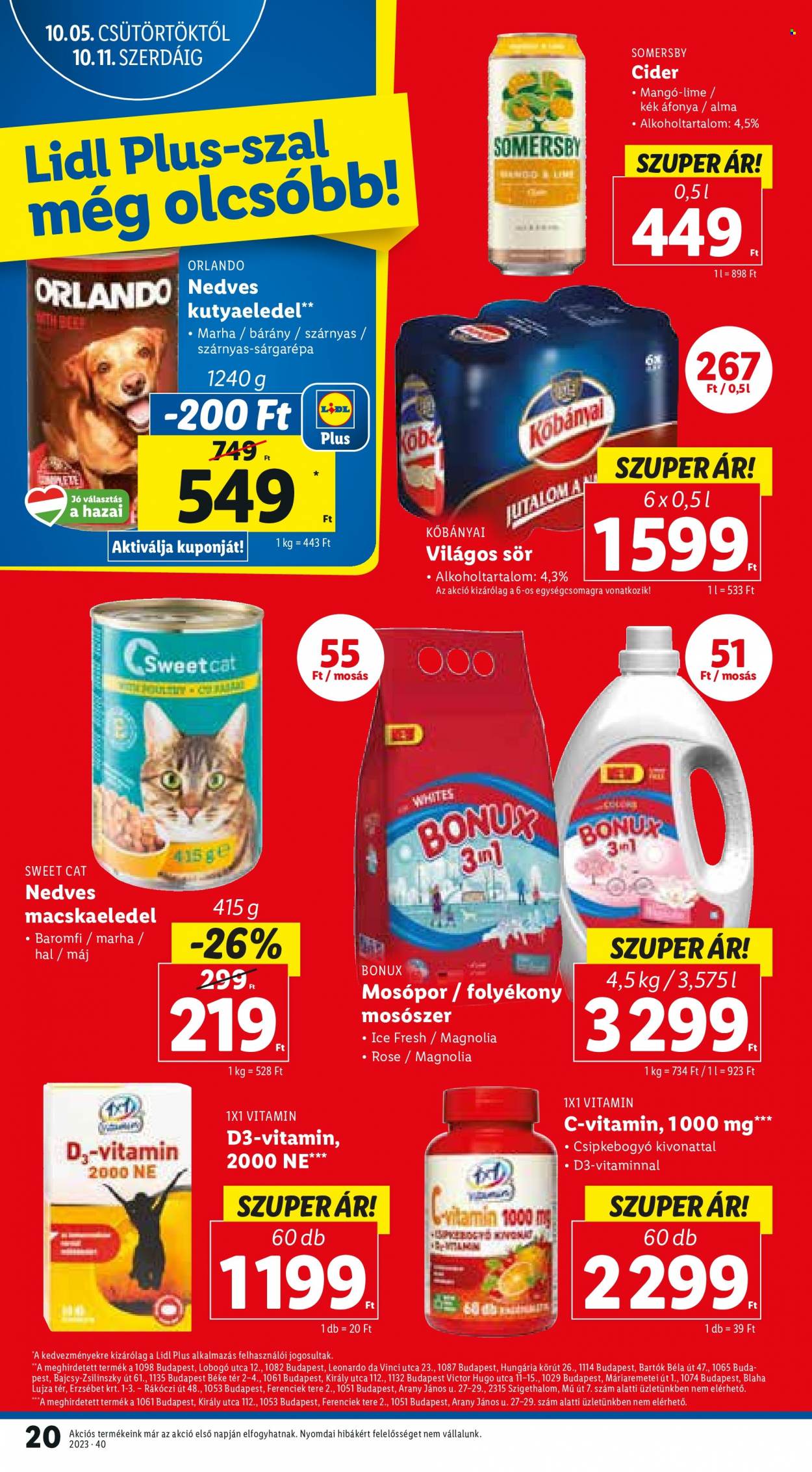 Lidl akciós újságok - 2023.10.05 - 2023.10.11. Oldal 20