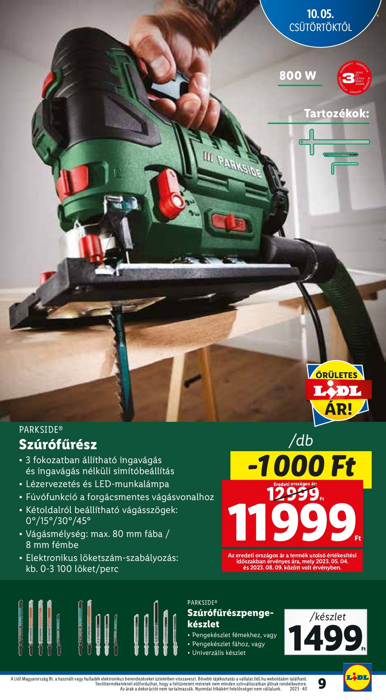 Lidl akciós újságok. Oldal 9