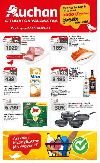 Újság Auchan - 2023.10.05 - 2023.10.11.