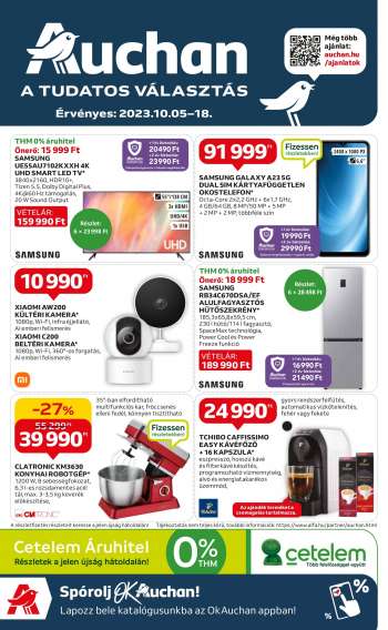 Újság Auchan - 2023.10.05 - 2023.10.18.