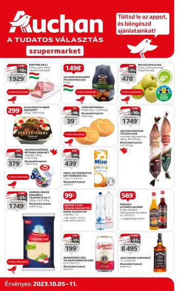 Újság Auchan - 2023.10.05 - 2023.10.11.