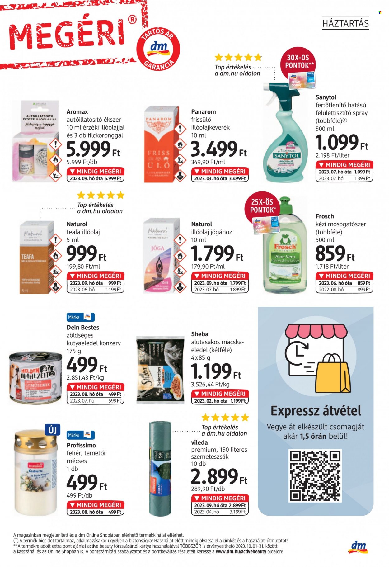 dm drogerie markt akciós újságok. Oldal 23
