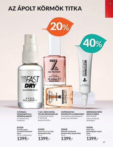 Avon akciós újságok - 2023.10.01 - 2023.10.31. Oldal 69