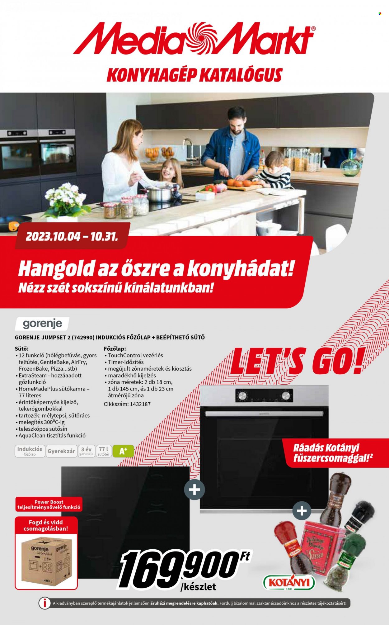 MediaMarkt akciós újságok - 2023.10.04 - 2023.10.31. Oldal 1