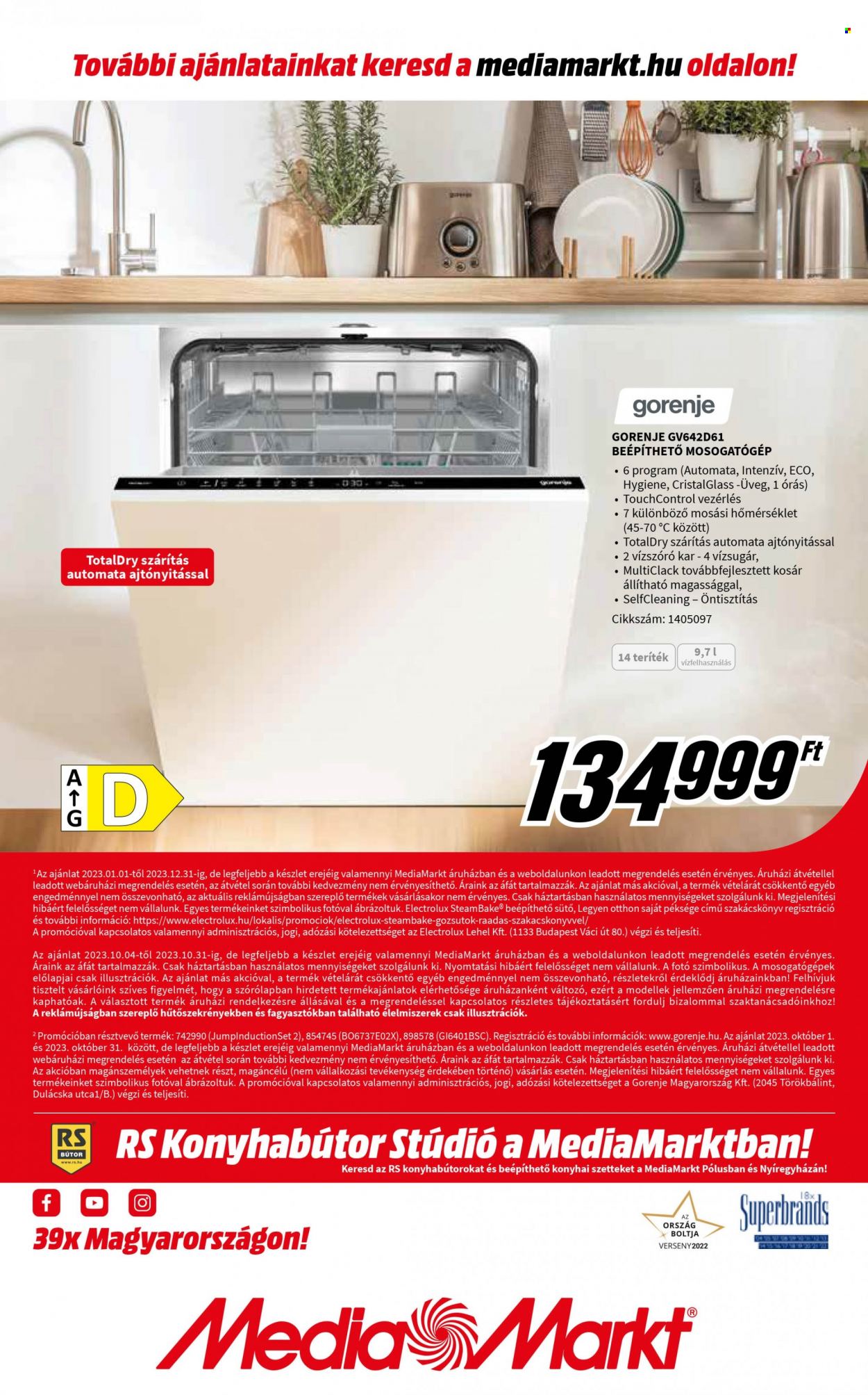 MediaMarkt akciós újságok - 2023.10.04 - 2023.10.31. Oldal 16
