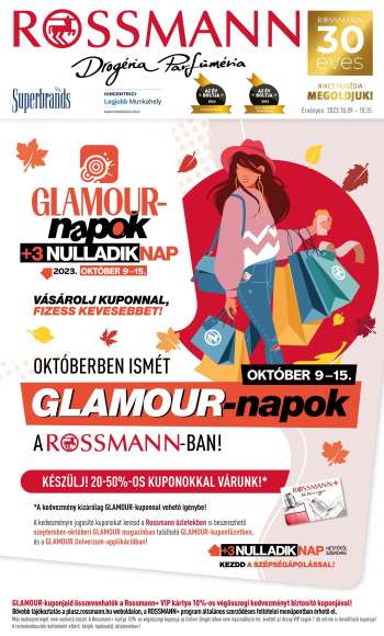 Újság Rossmann - 2023.10.09 - 2023.10.15.