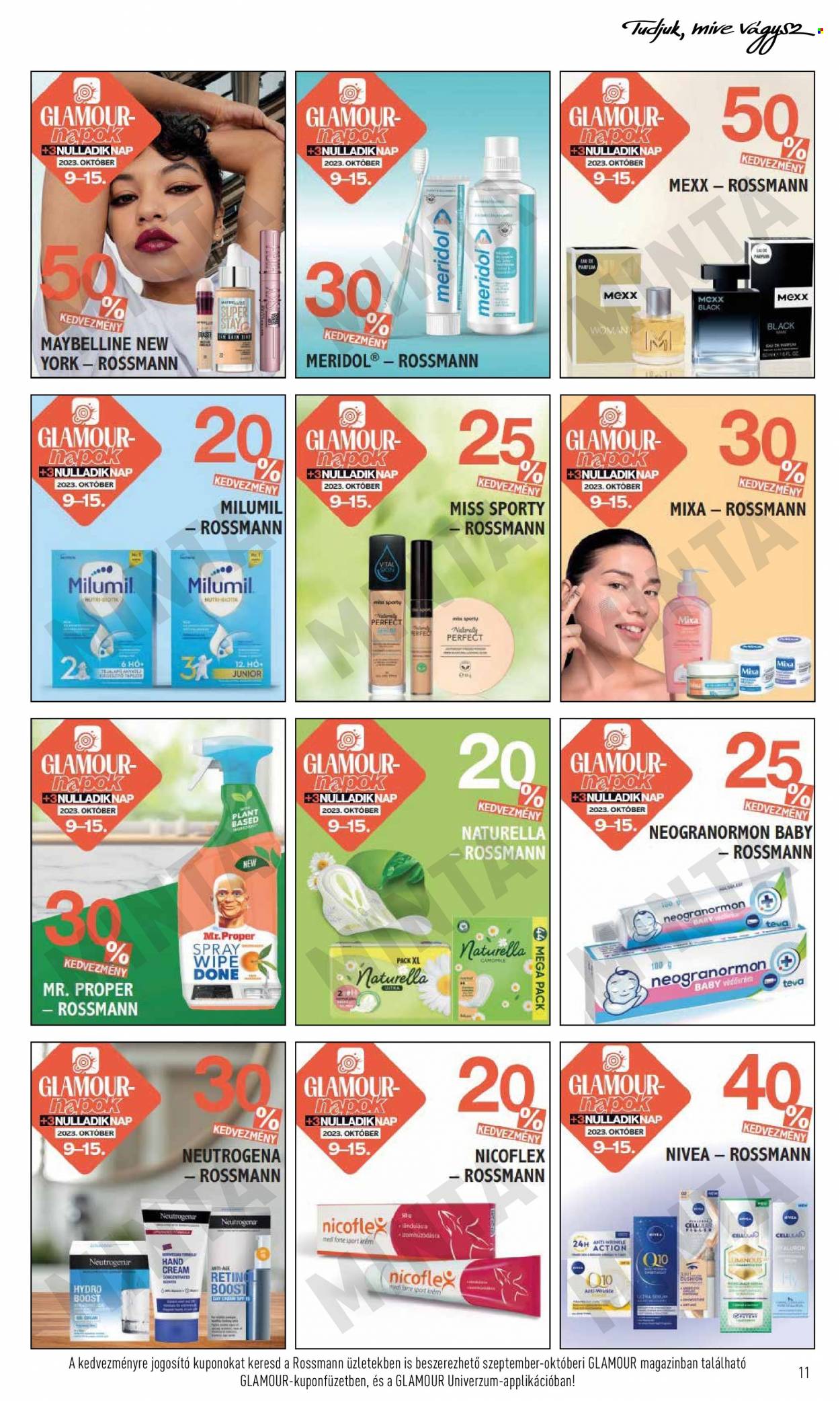 Rossmann akciós újságok - 2023.10.09 - 2023.10.15. Oldal 11