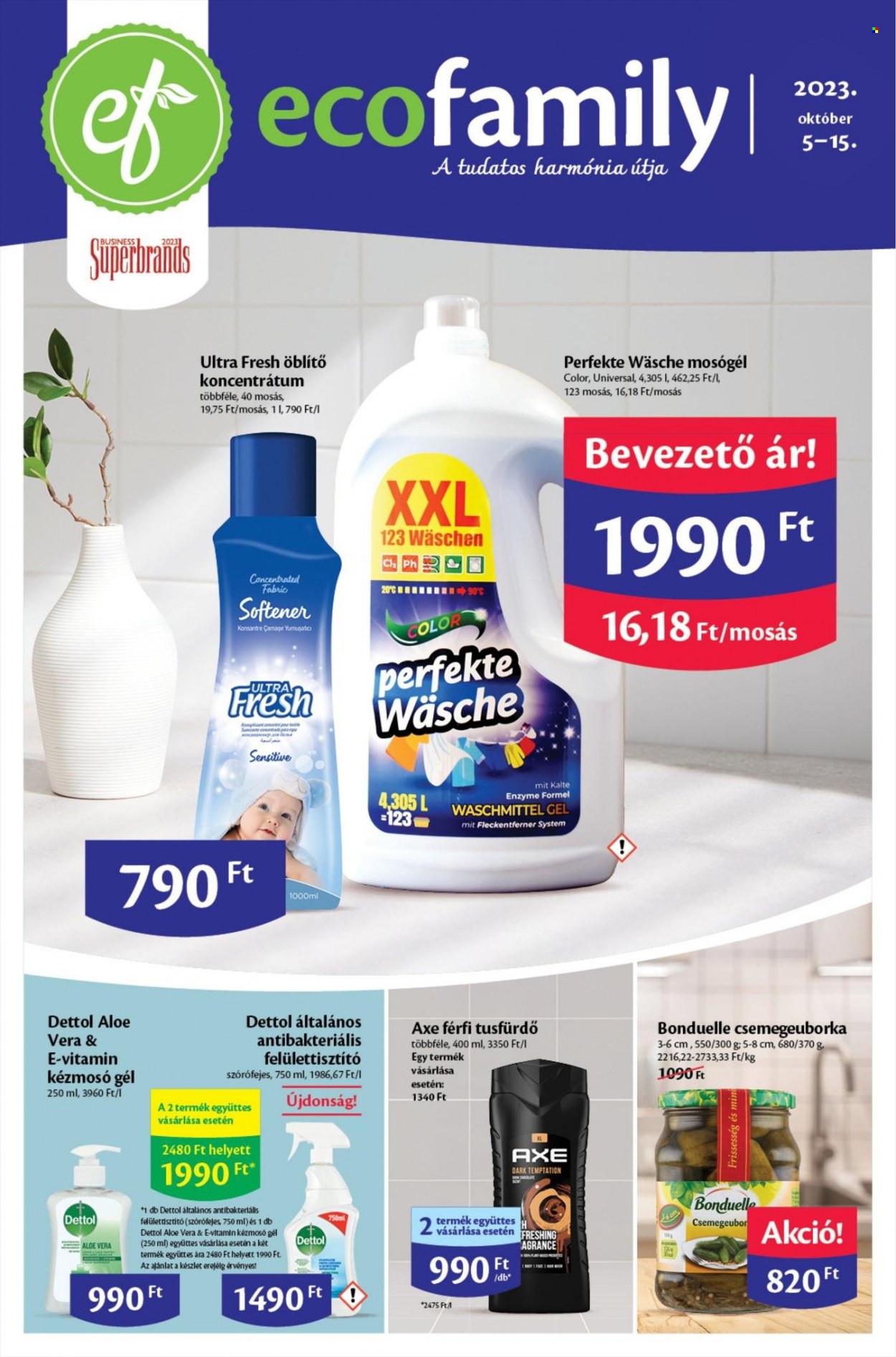 EcoFamily akciós újságok - 2023.10.05 - 2023.10.15. Oldal 1