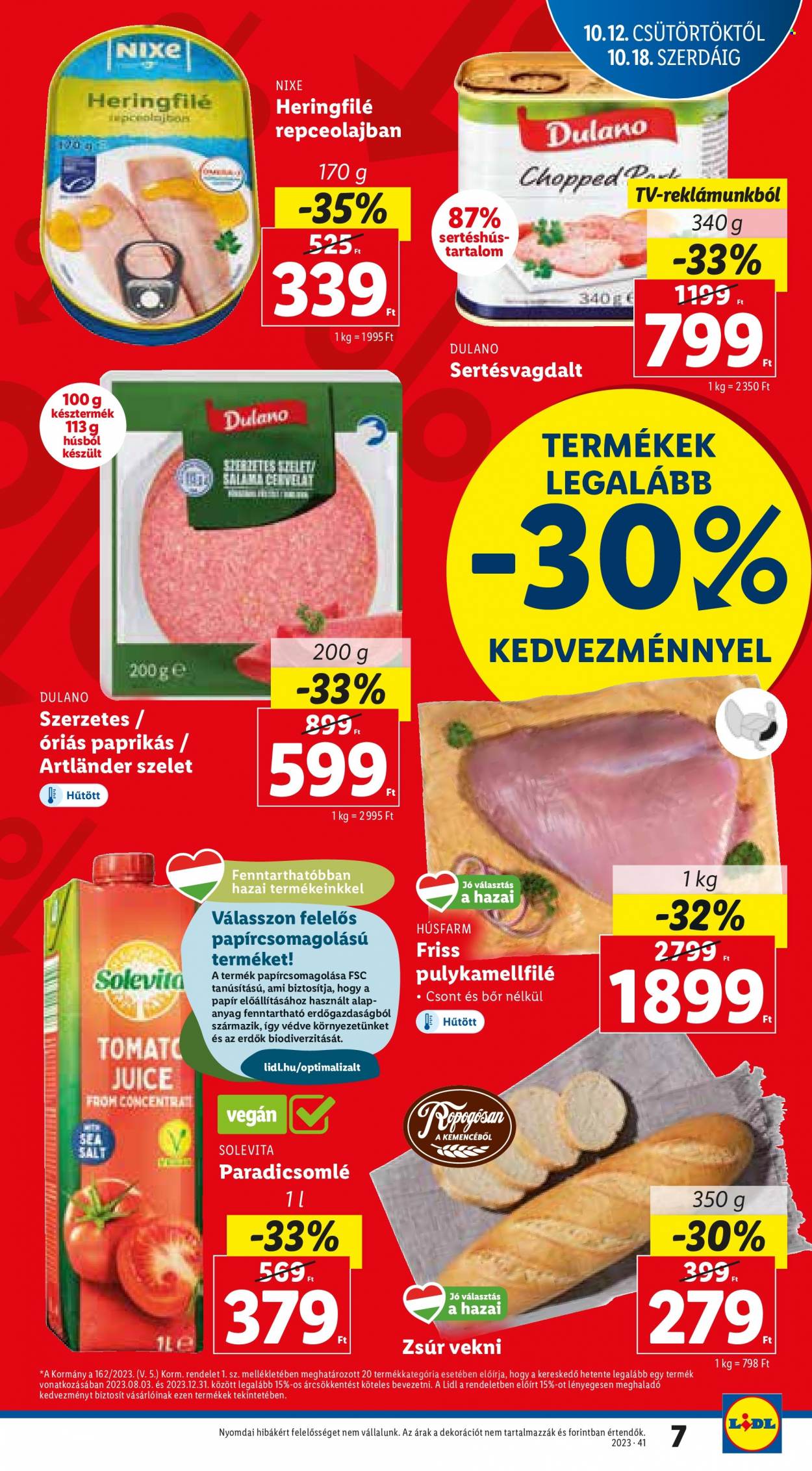 Lidl akciós újságok - 2023.10.12 - 2023.10.18. Oldal 7