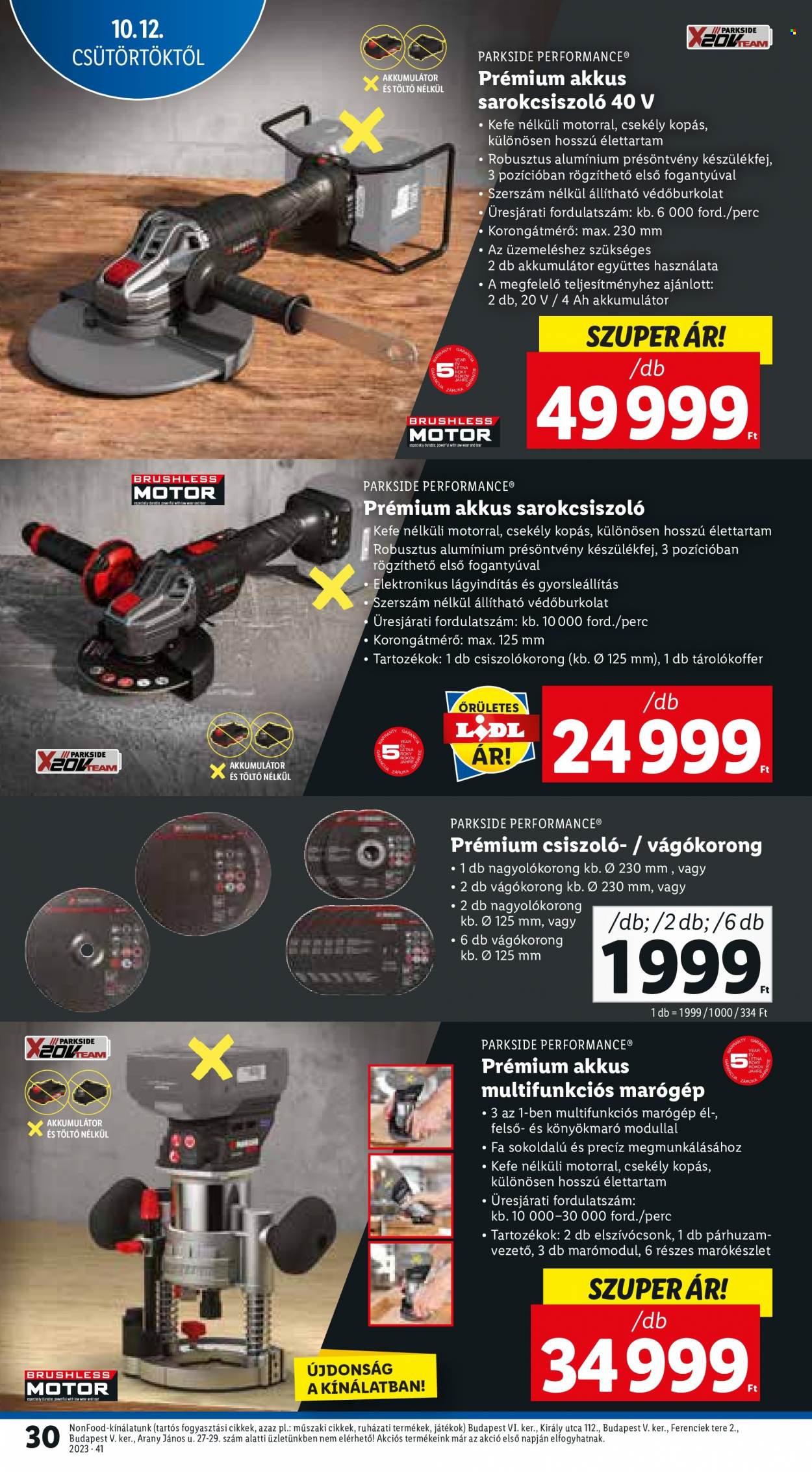 Lidl akciós újságok - 2023.10.12 - 2023.10.18. Oldal 30