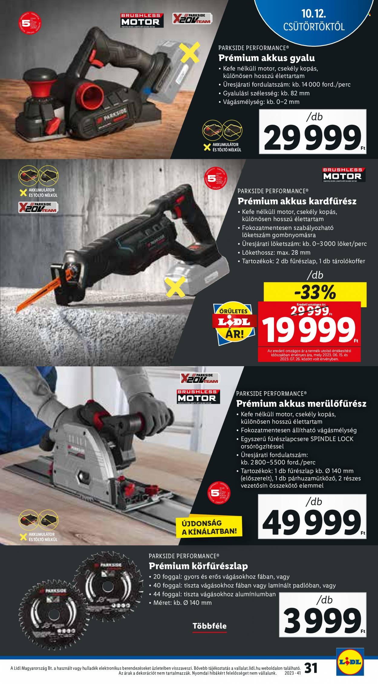Lidl akciós újságok - 2023.10.12 - 2023.10.18. Oldal 31