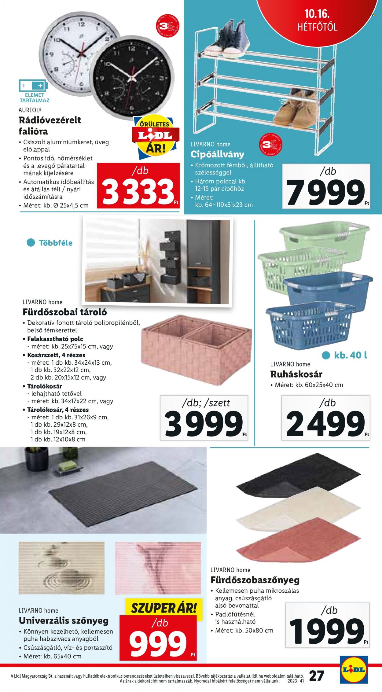 Lidl akciós újságok. Oldal 27
