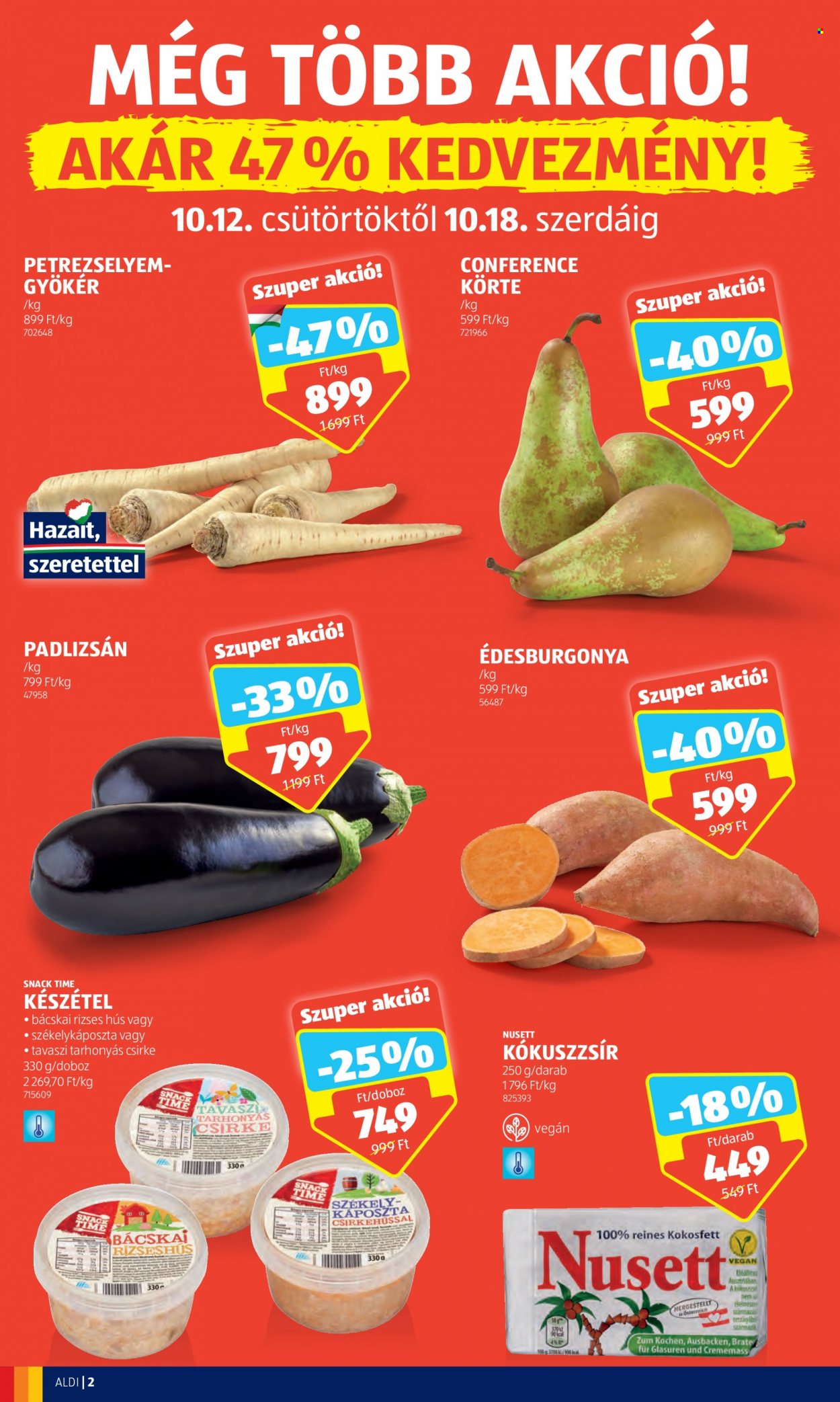 Aldi akciós újságok - 2023.10.12 - 2023.10.18. Oldal 2