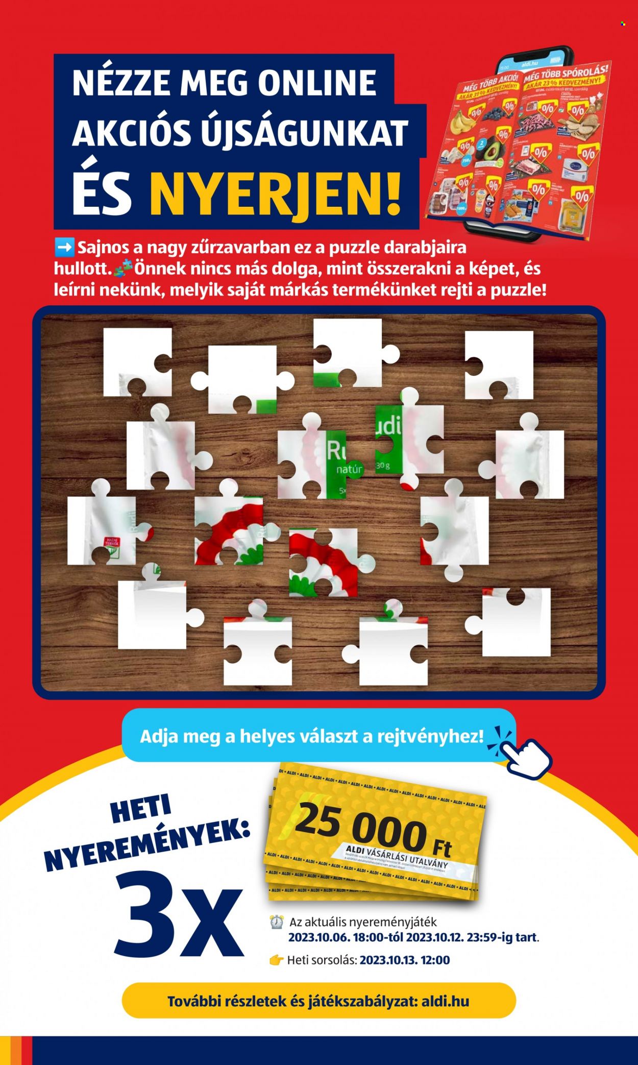 Aldi akciós újságok - 2023.10.12 - 2023.10.18. Oldal 26
