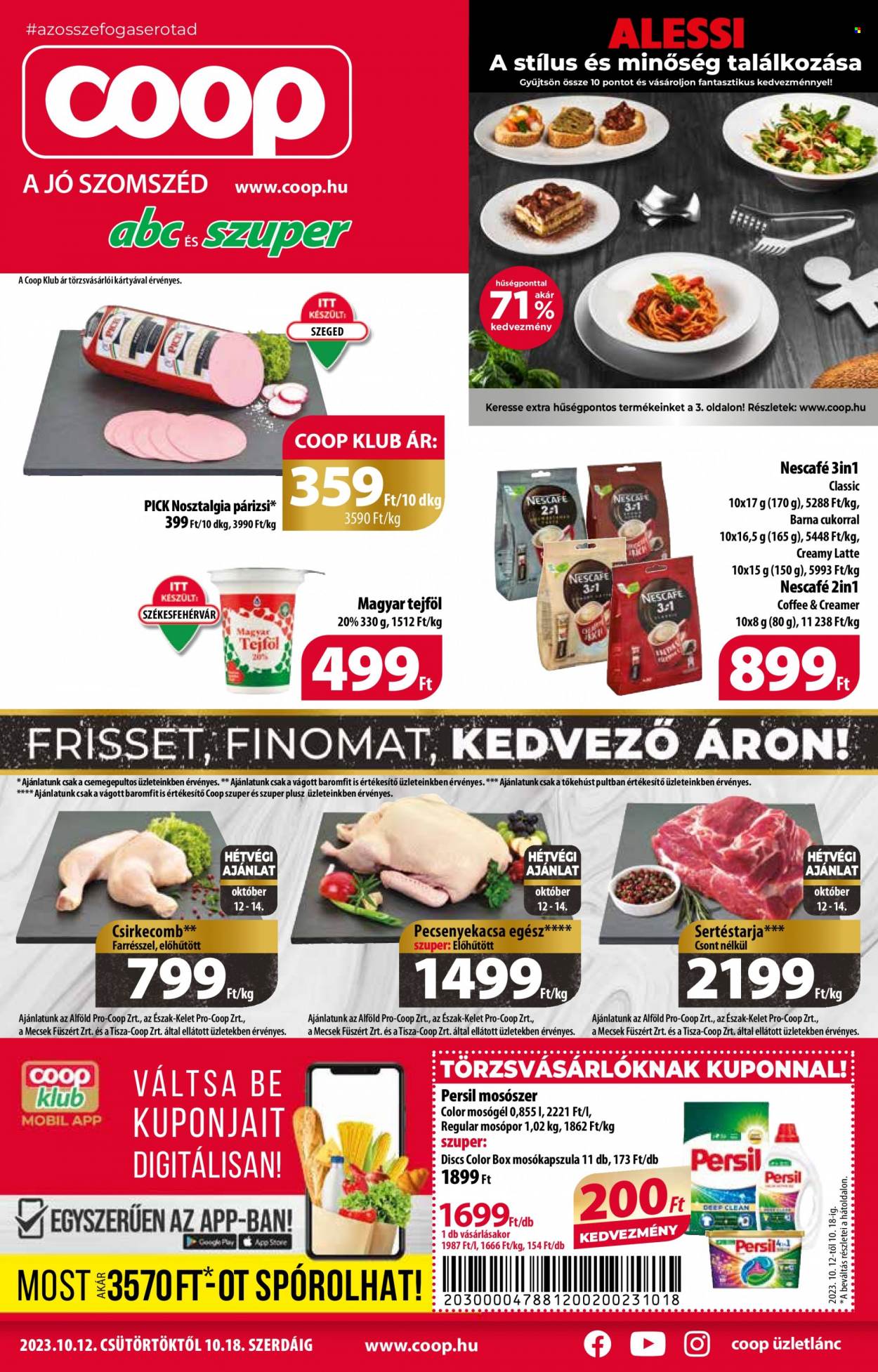 Coop akciós újságok - 2023.10.12 - 2023.10.18. Oldal 1