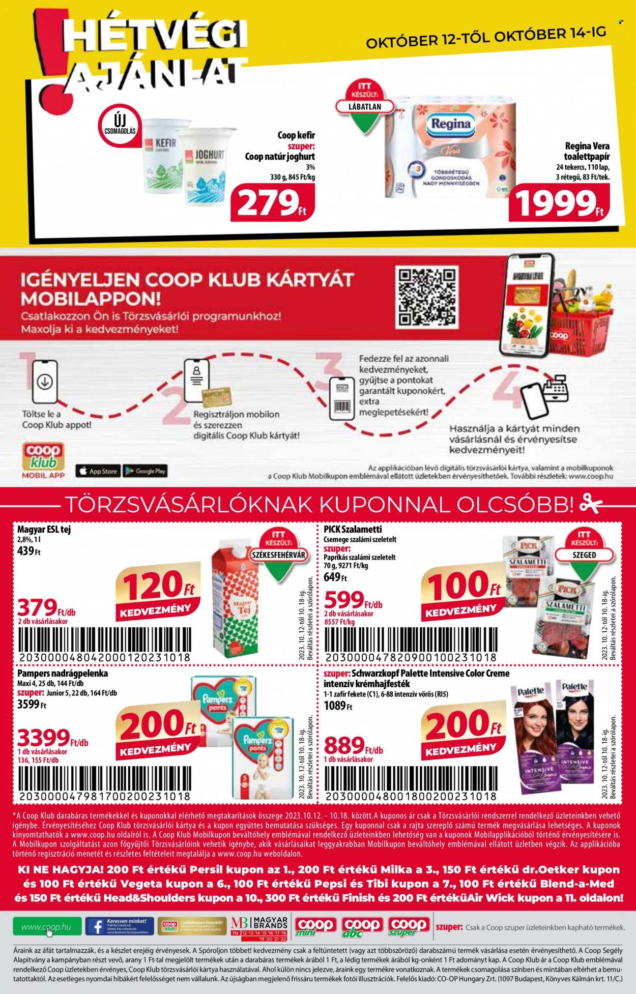 Coop akciós újságok - 2023.10.12 - 2023.10.18. Oldal 12