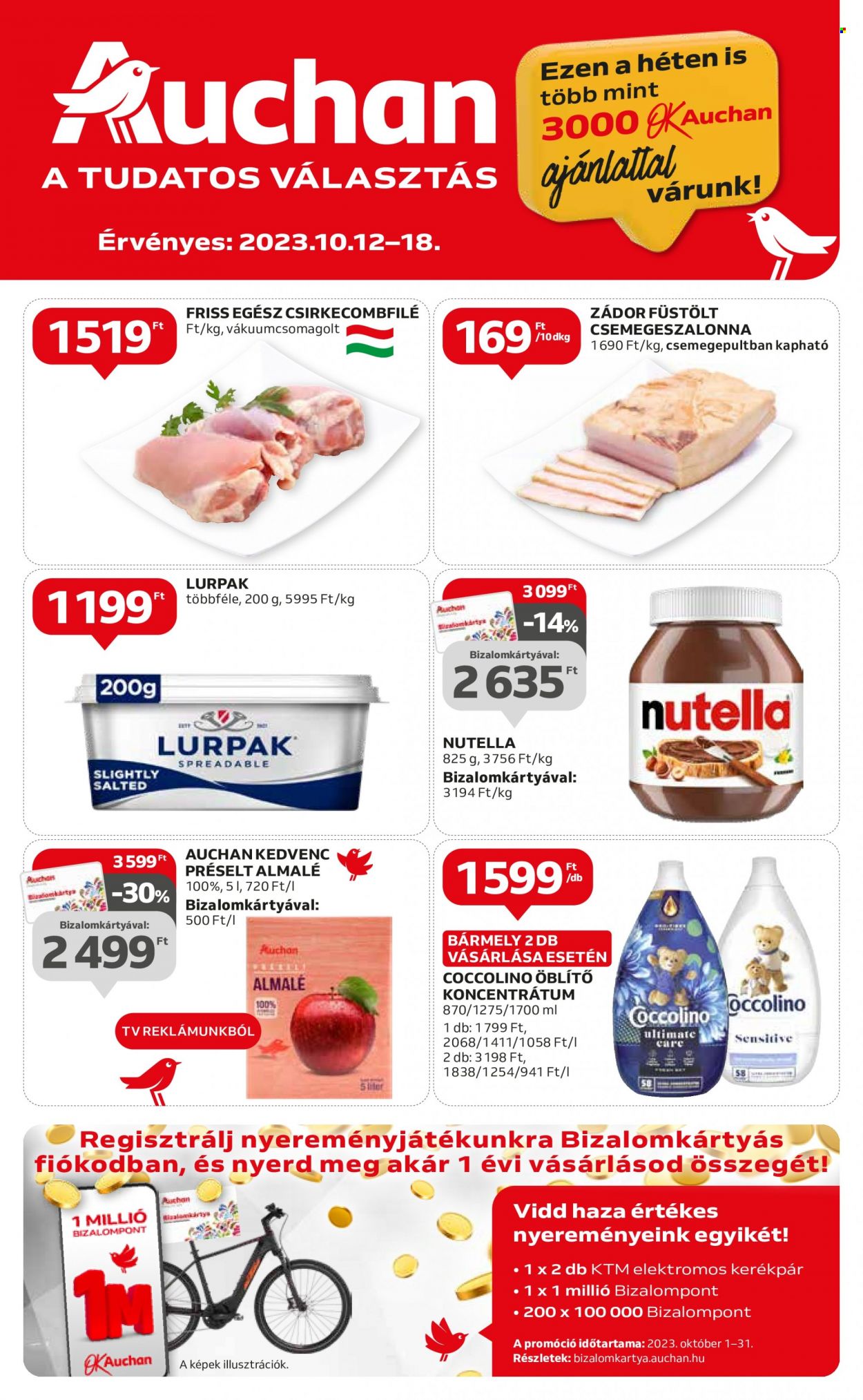 Auchan akciós újságok - 2023.10.12 - 2023.10.18. Oldal 1