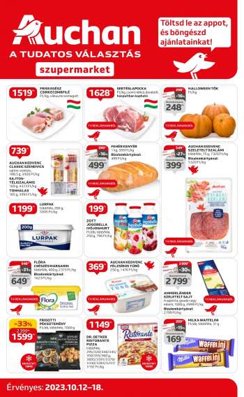 Újság Auchan - 2023.10.12 - 2023.10.18.