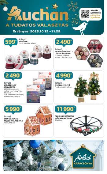 Újság Auchan - 2023.10.12 - 2023.11.29.