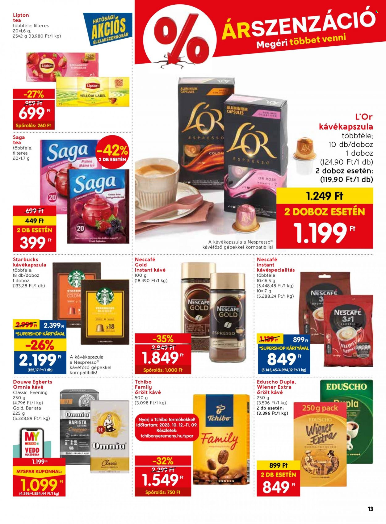 SPAR akciós újságok - 2023.10.12 - 2023.10.18. Oldal 13