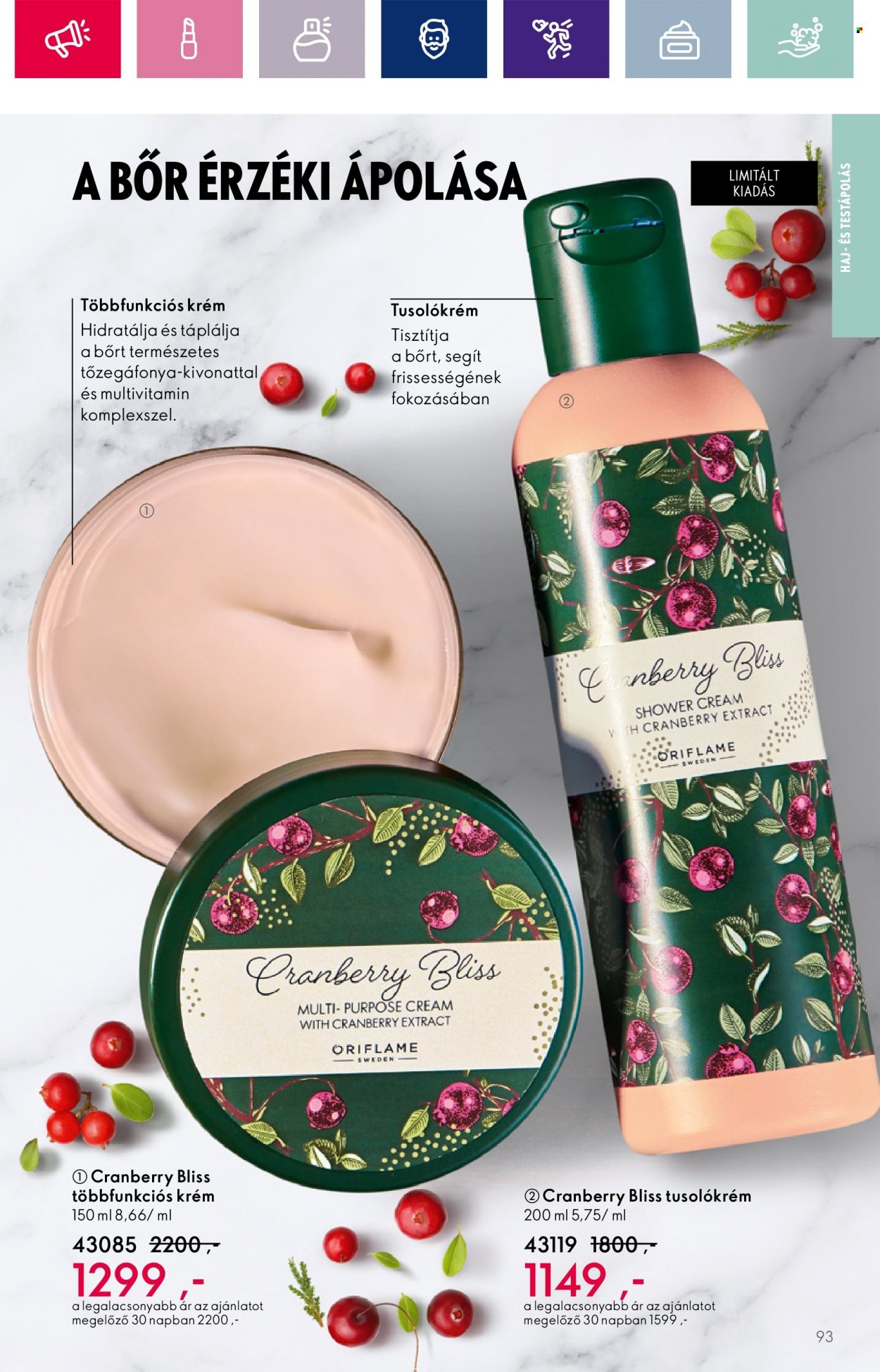 Oriflame akciós újságok - 2023.10.11 - 2023.10.30. Oldal 93