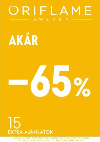 Újság Oriflame - 2023.10.11 - 2023.10.30.