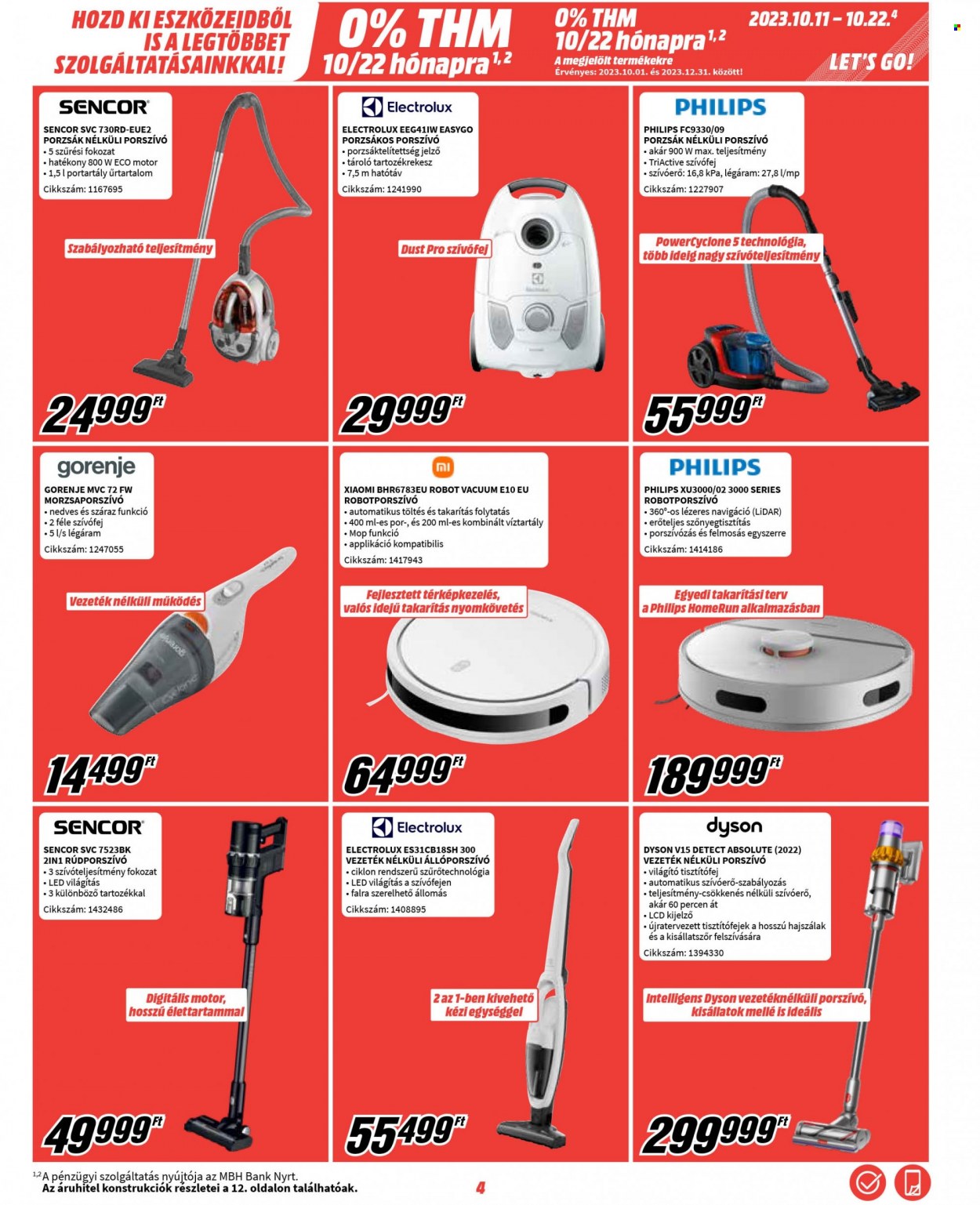 MediaMarkt akciós újságok - 2023.10.11 - 2023.10.22. Oldal 4