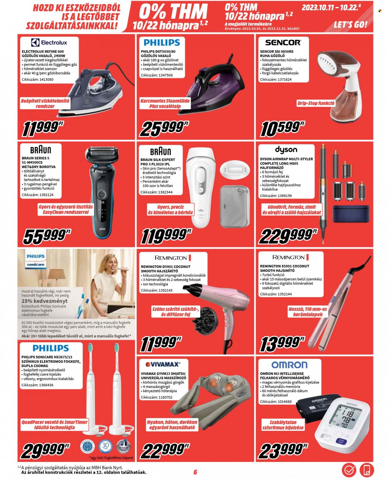 MediaMarkt akciós újságok - 2023.10.11 - 2023.10.22. Oldal 6
