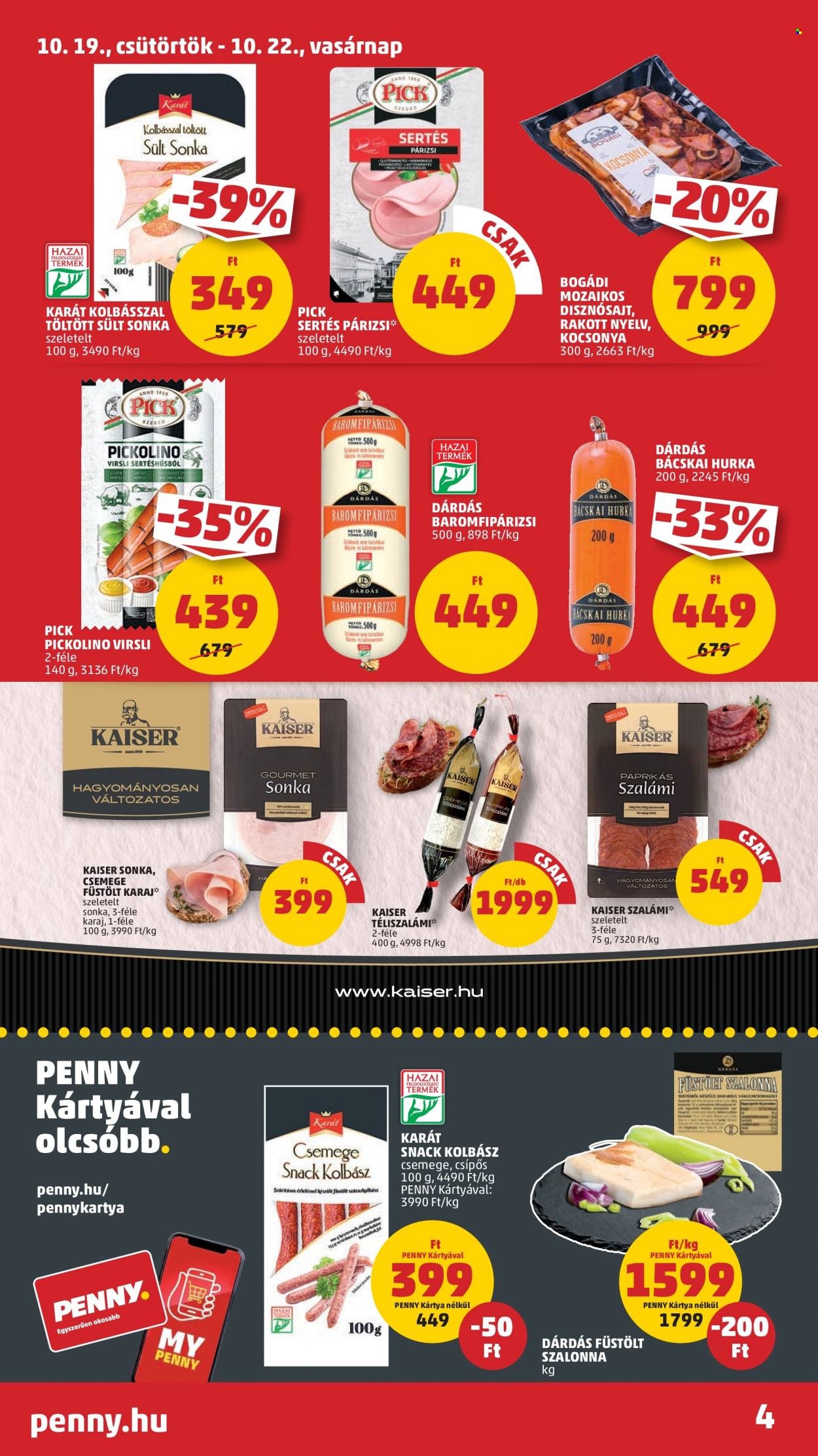 Penny Market akciós újságok - 2023.10.19 - 2023.10.25. Oldal 4