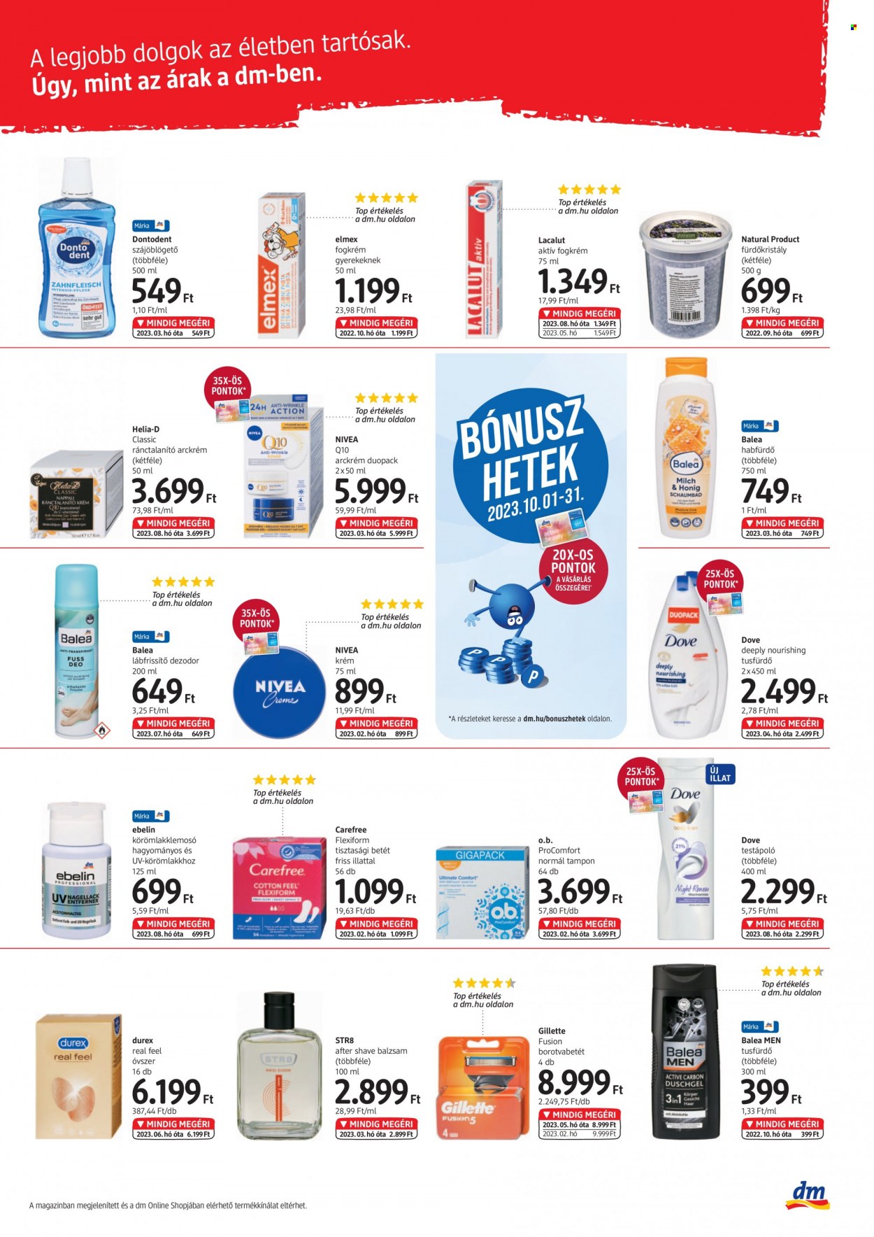 dm drogerie markt akciós újságok. Oldal 3
