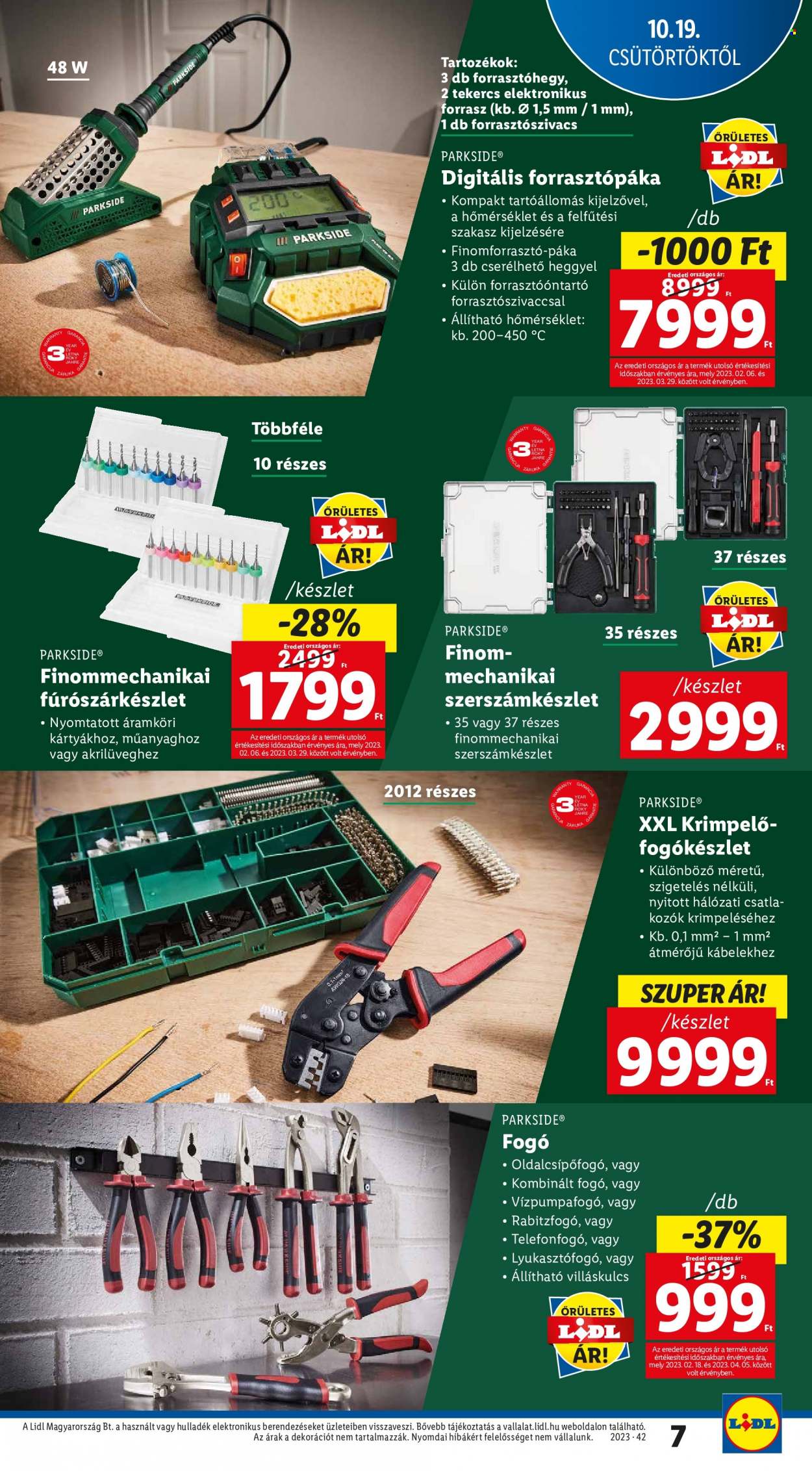 Lidl akciós újságok. Oldal 7