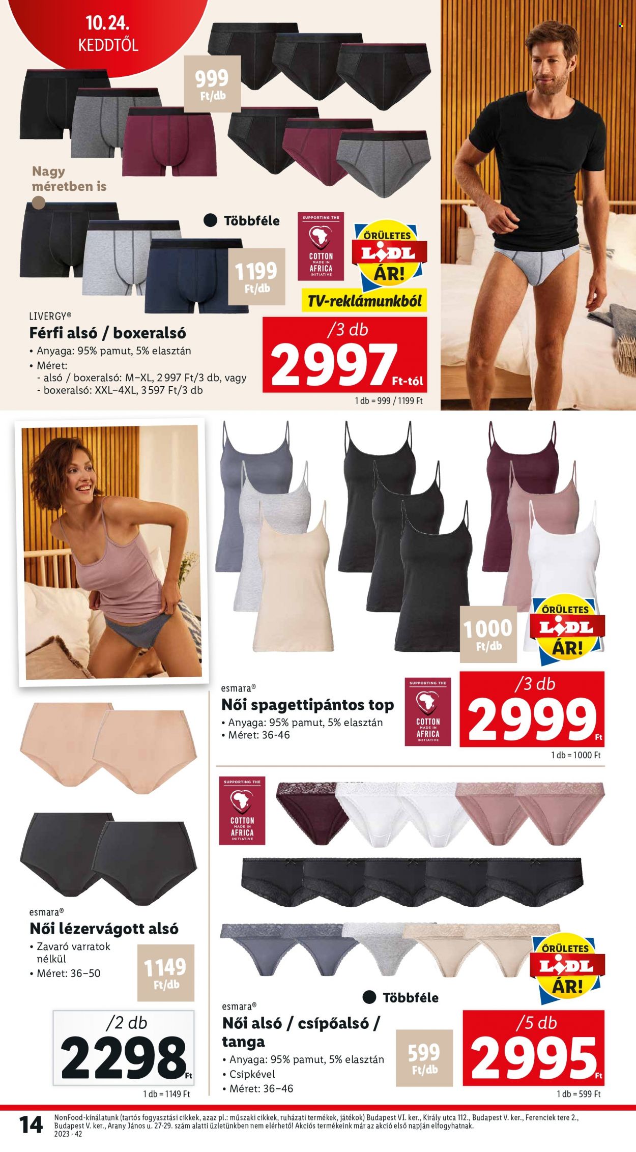 Lidl akciós újságok. Oldal 14