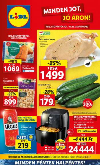 Újság Lidl - 2023.10.19 - 2023.10.25.