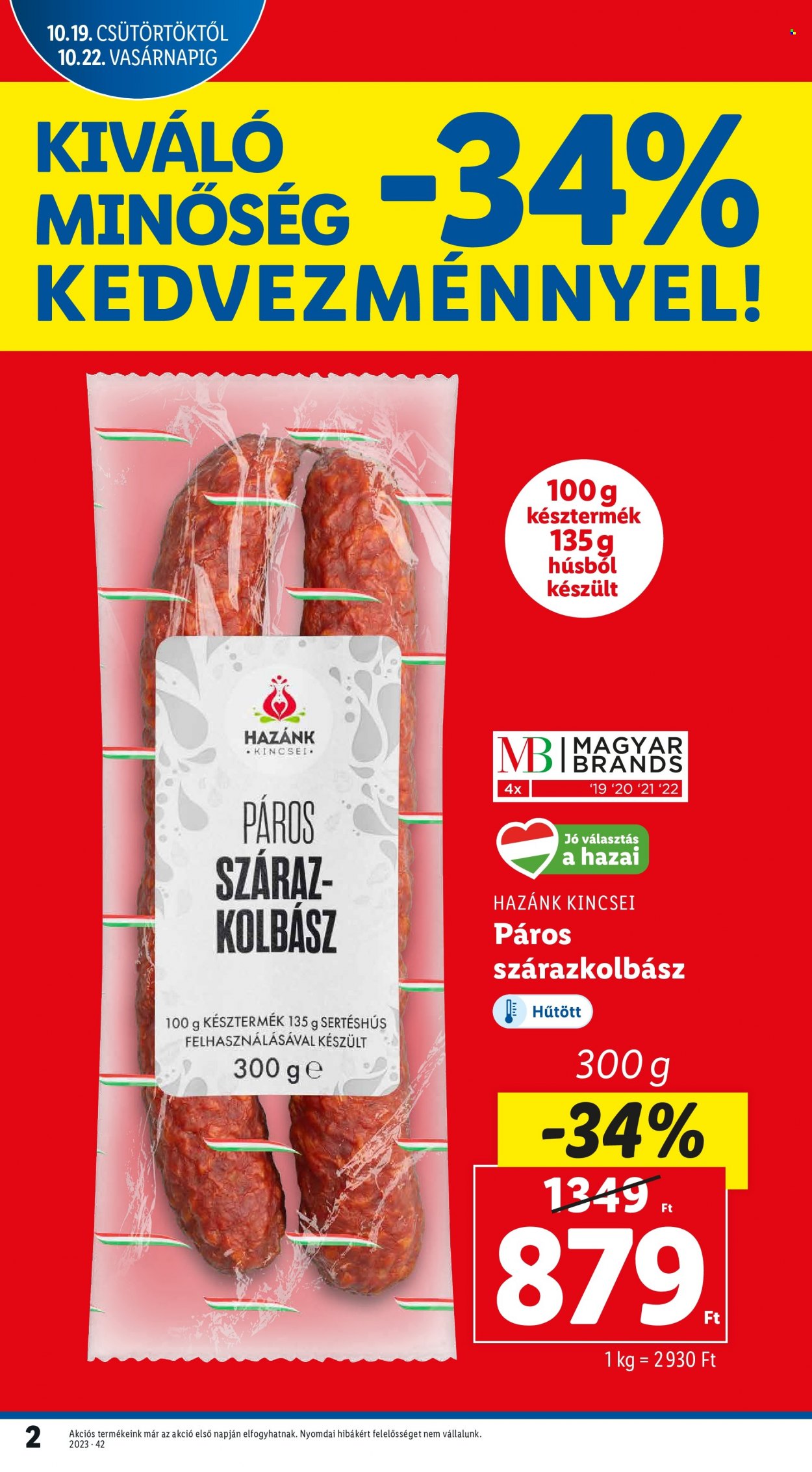 Lidl akciós újságok - 2023.10.19 - 2023.10.25. Oldal 2