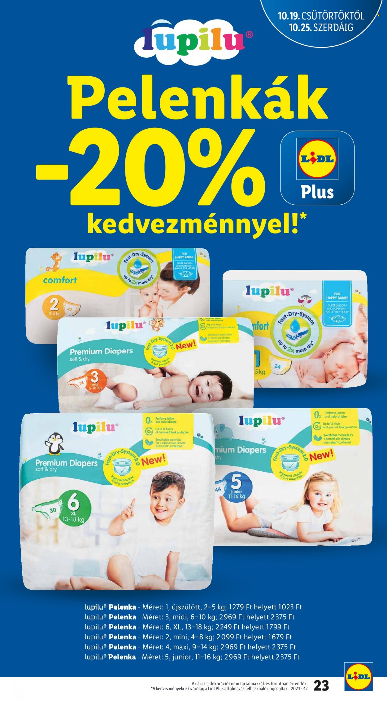 Lidl akciós újságok - 2023.10.19 - 2023.10.25. Oldal 23