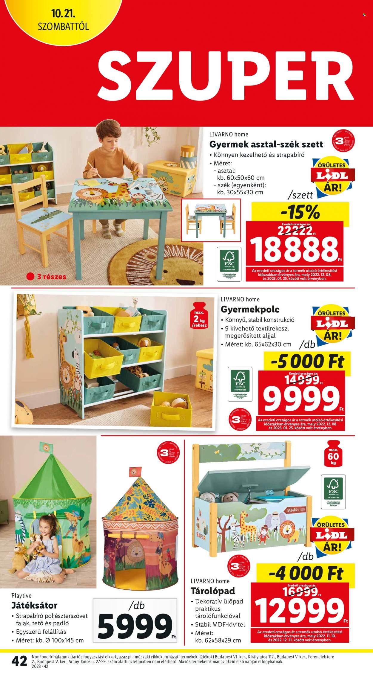 Lidl akciós újságok - 2023.10.19 - 2023.10.25. Oldal 42