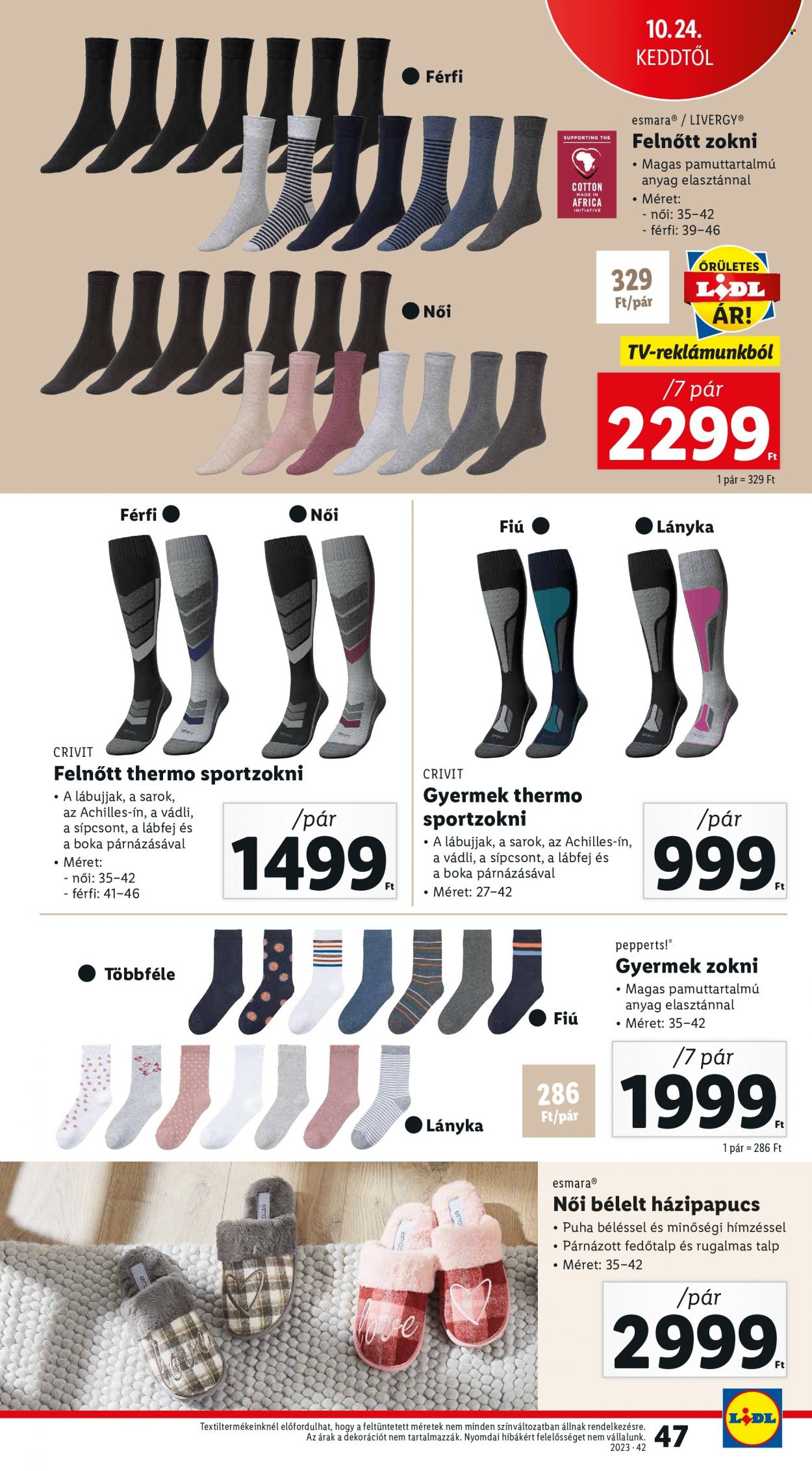 Lidl akciós újságok - 2023.10.19 - 2023.10.25. Oldal 47