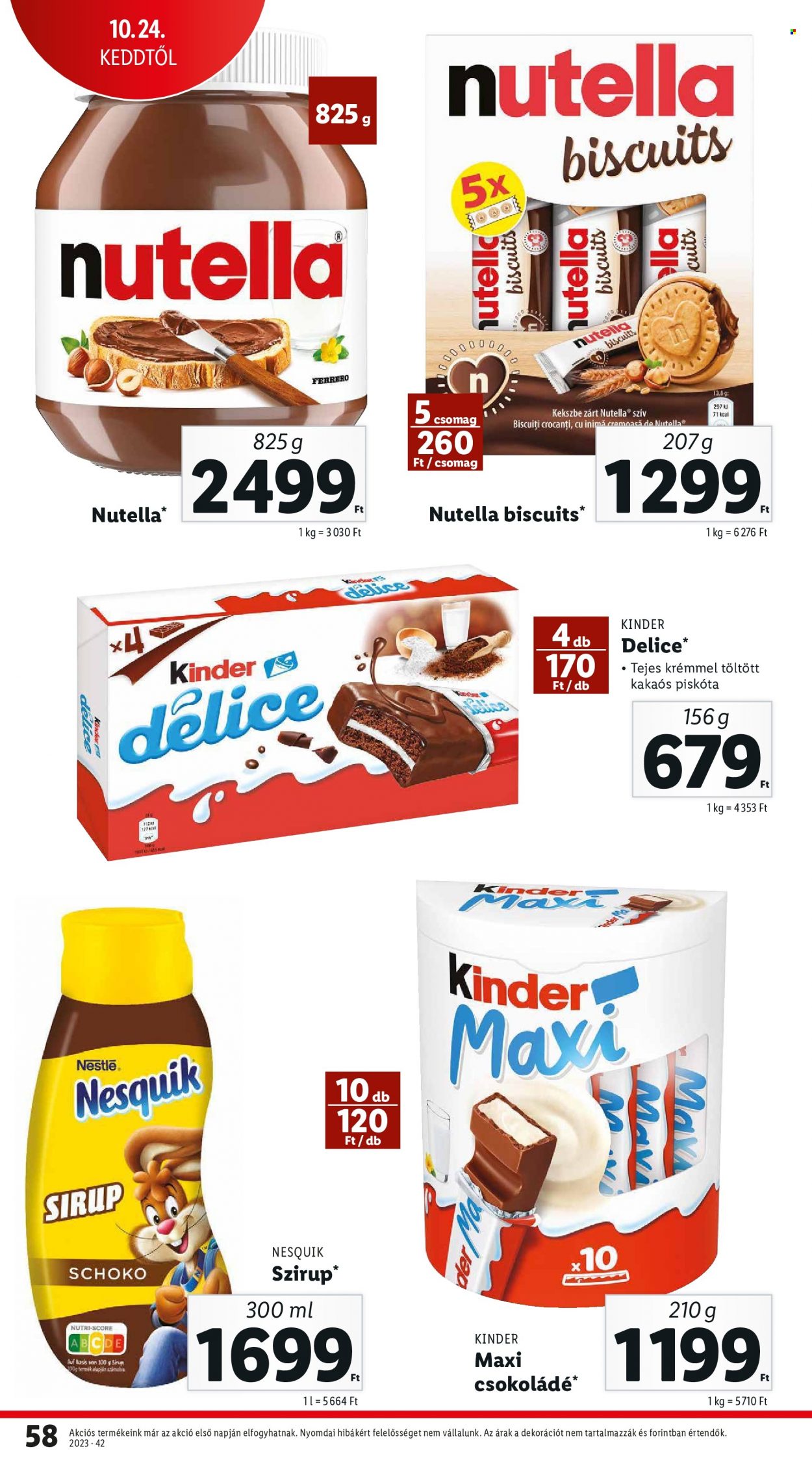 Lidl akciós újságok - 2023.10.19 - 2023.10.25. Oldal 58