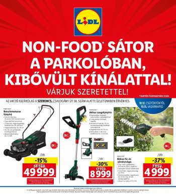 Újság Lidl - 2023.10.12 - 2023.10.15.